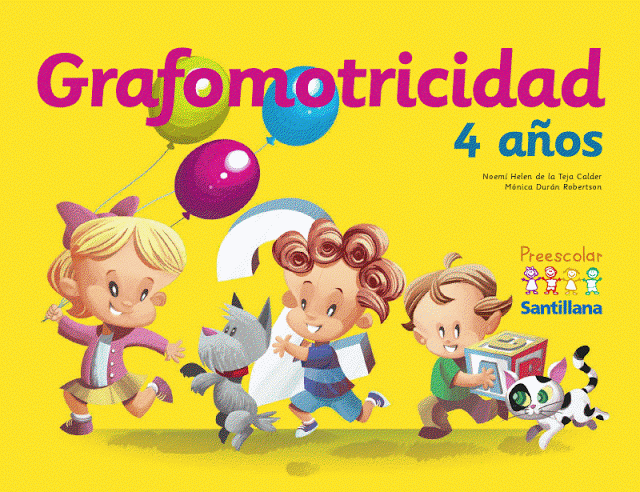 grafomotricidad 4 años santillana