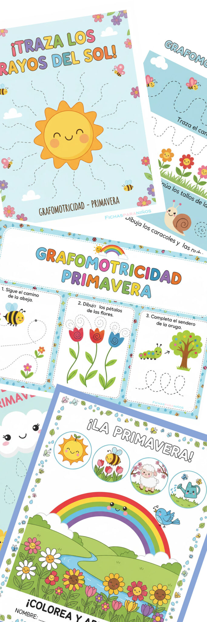 Rompecabezas imprimibles para niños | Fichas de primaria